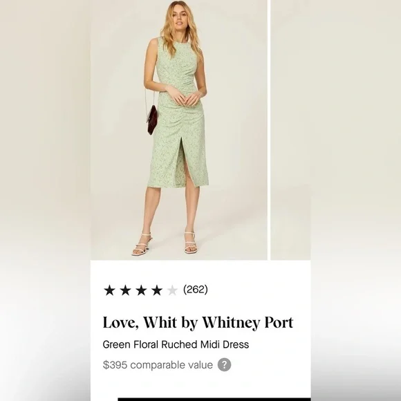 Love Whit- Floral Ruched Dress - Picture 3 of 17